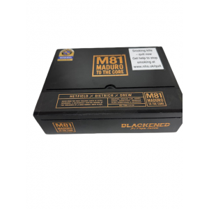 Empty Drew Estate Blackened M81 Maduro Toro Cigar Box